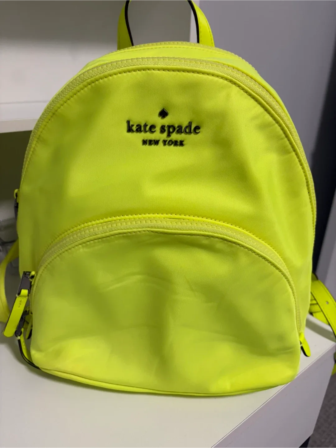 Kate Spade Neon Yellow Backpack image indicator(2)