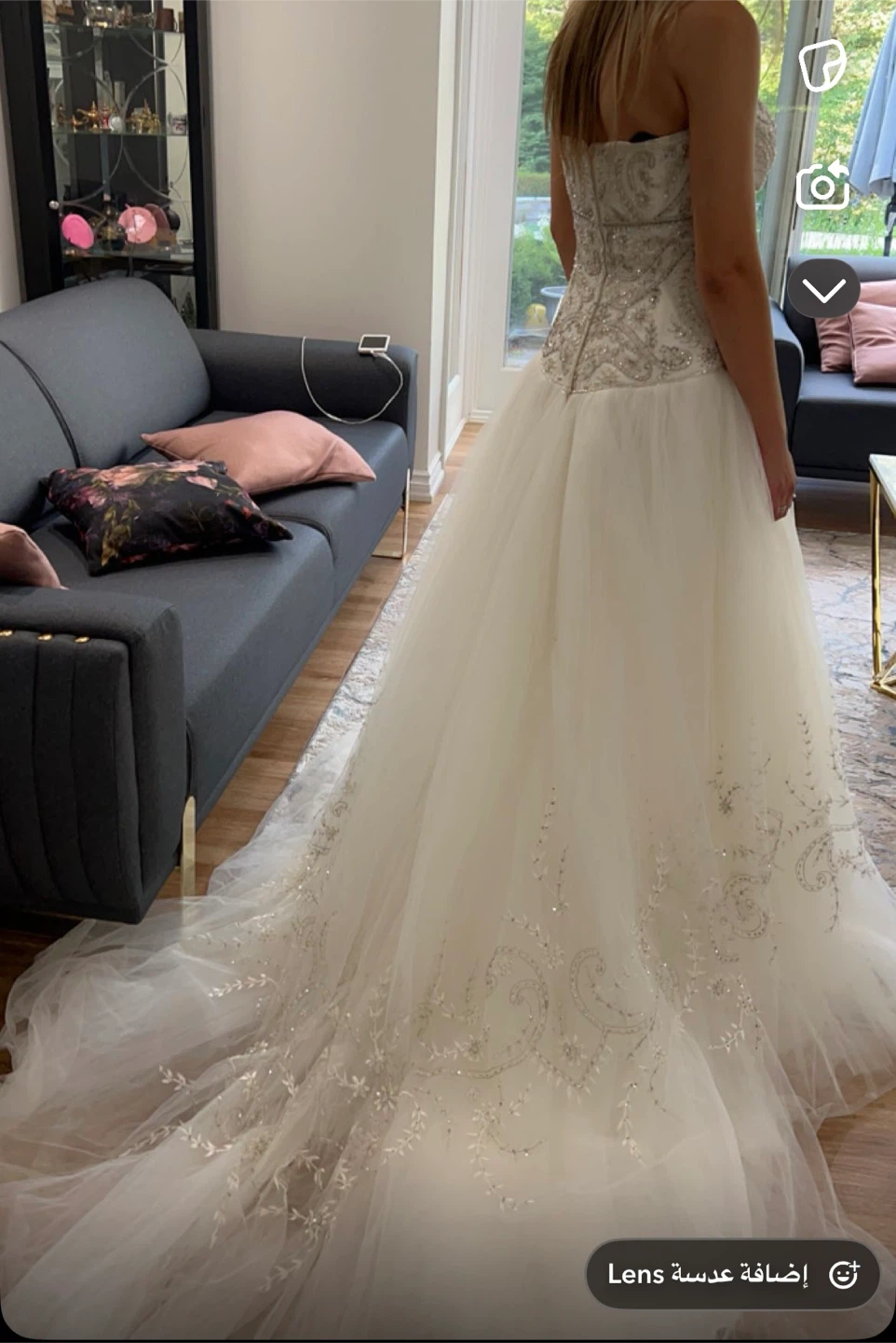 Elegant Wedding Dress - Ivory - photo 2