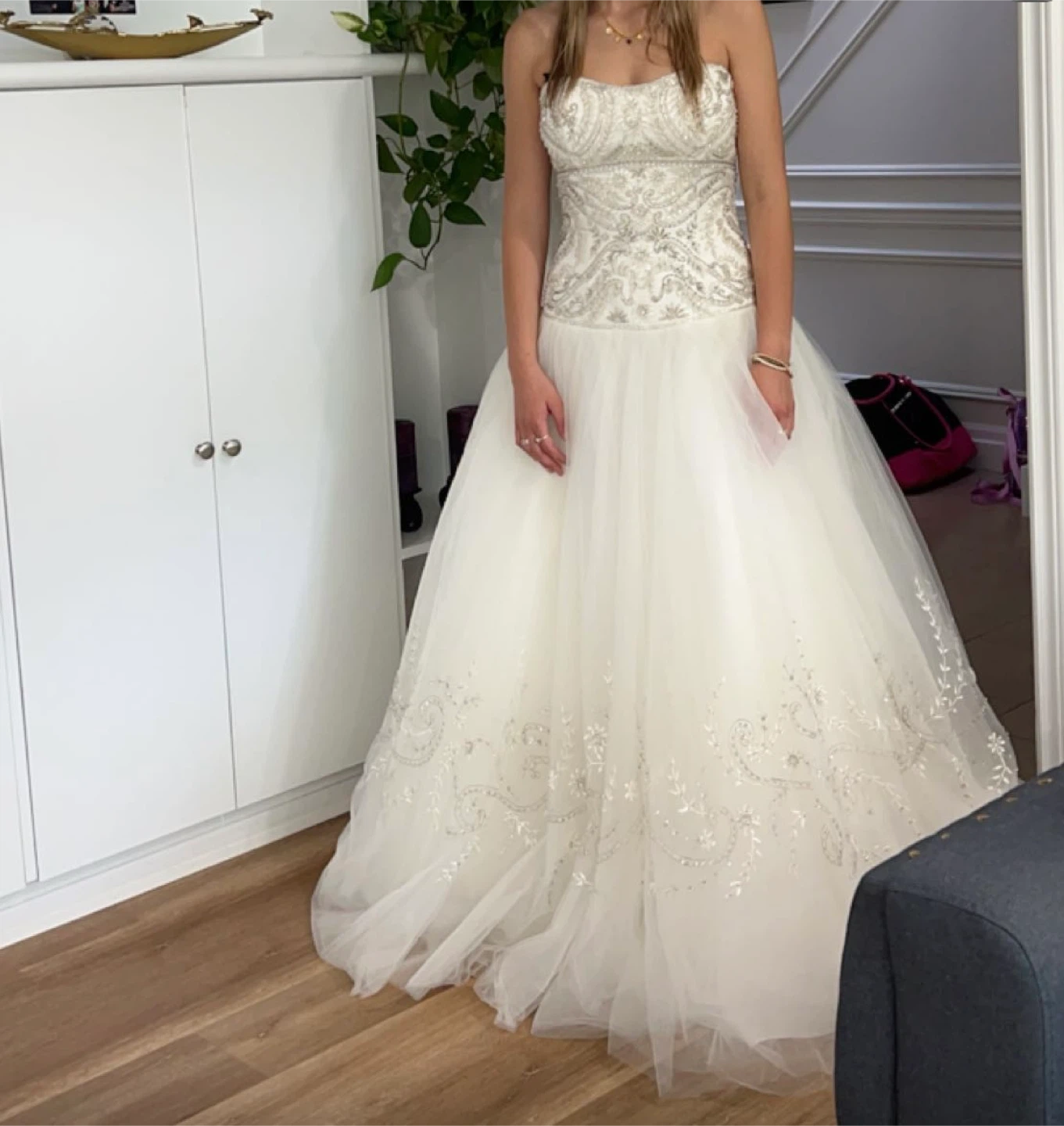Elegant Wedding Dress - Ivory - photo 3