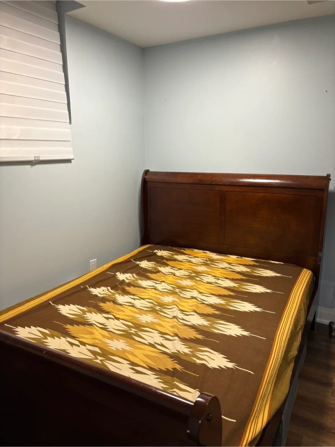 Wooden Sleigh Bed Frame