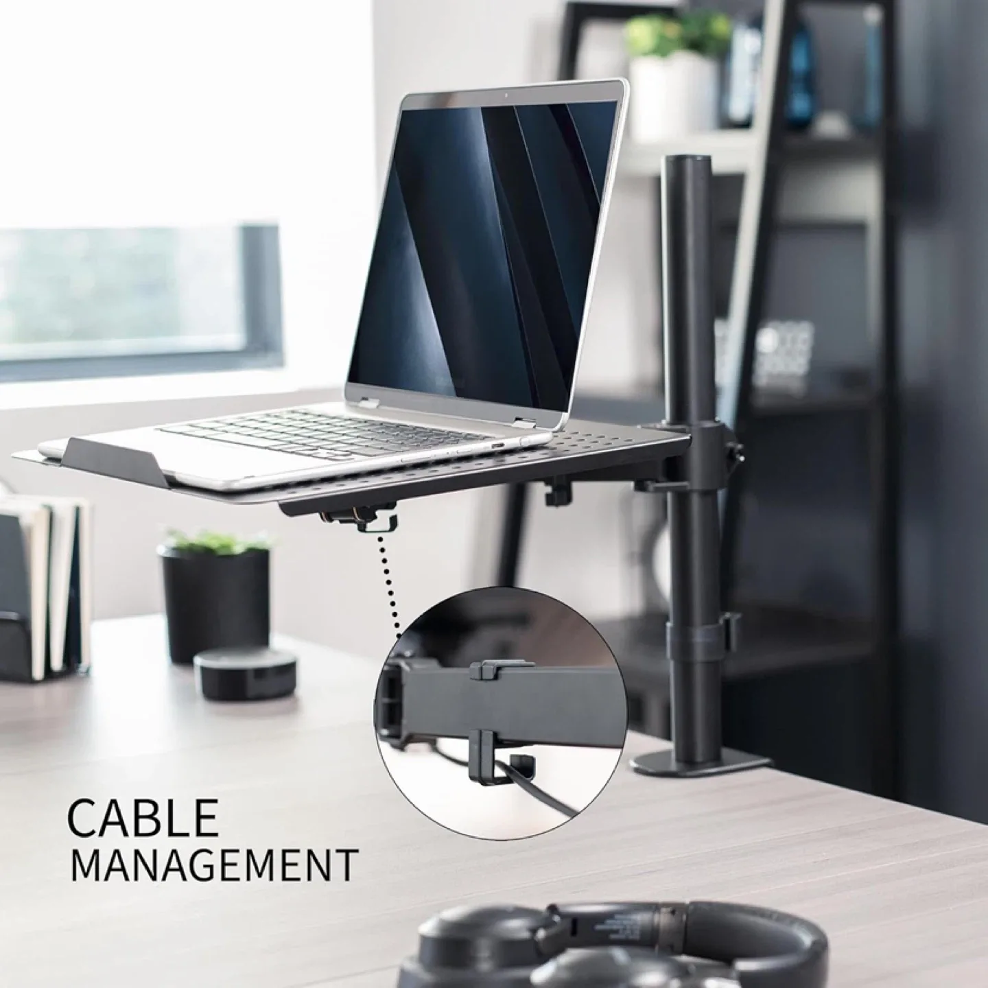 Adjustable Laptop Stand Desk Mount image indicator(2)