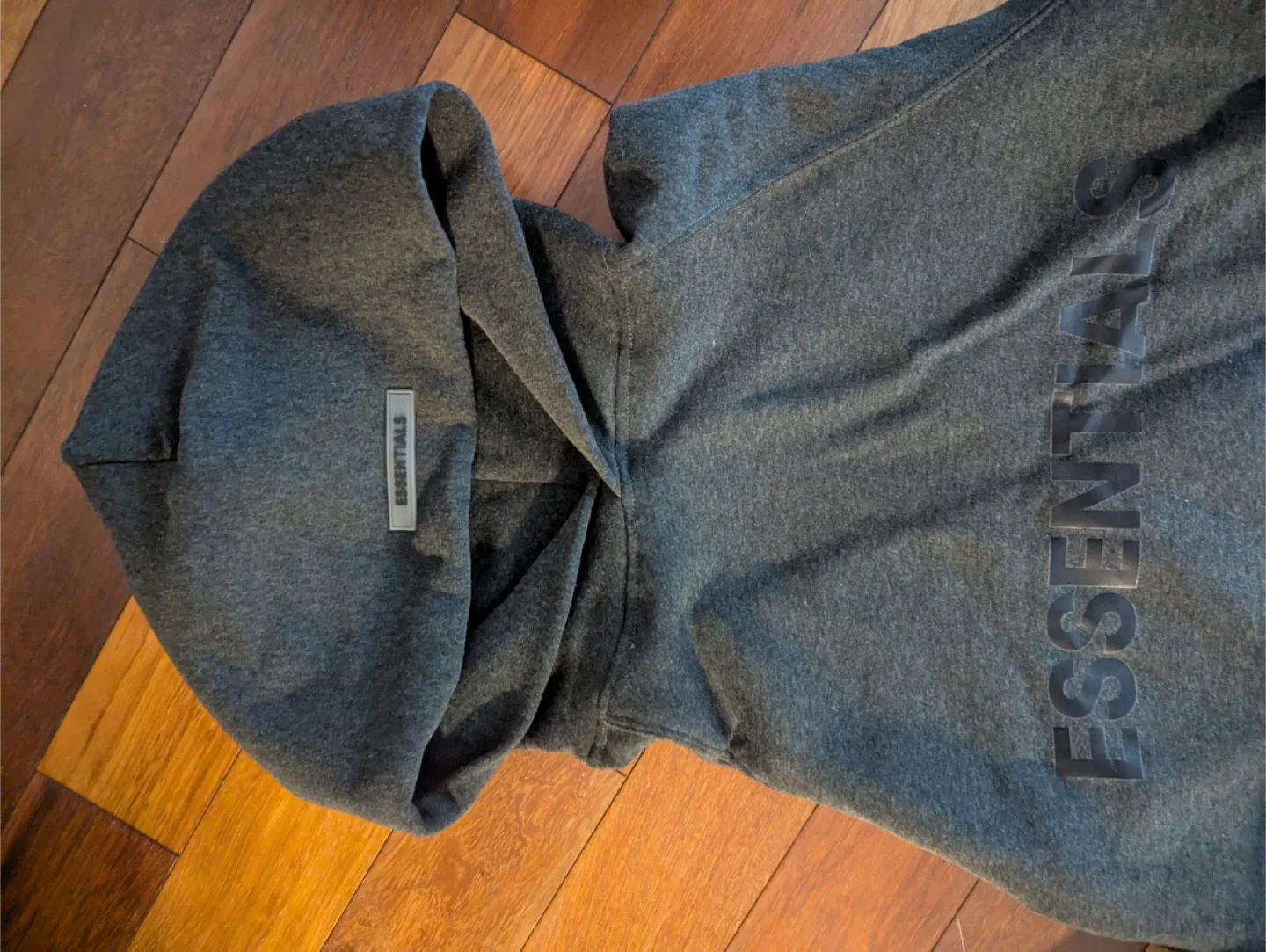 Essentials Grey Hoodie image indicator(2)