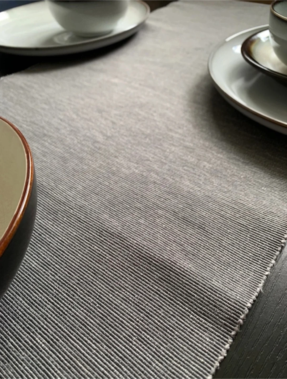 Table Runner- Grey - photo 3