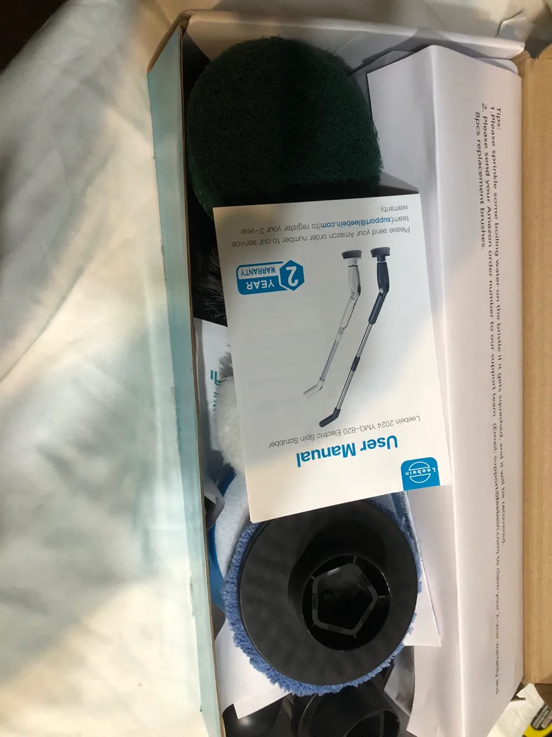 Leebein  Electric Spin Scrubber - NEW! image indicator(5)