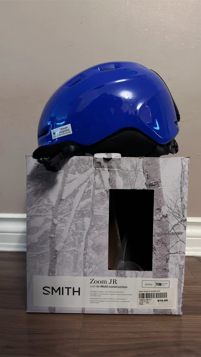 Smith Zoom JR Youth Snow Helmet - Blue, Size M