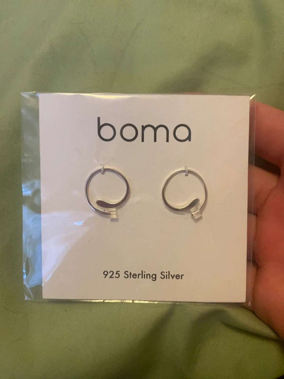 Boma 925 Sterling Silver Earrings - New in Package!