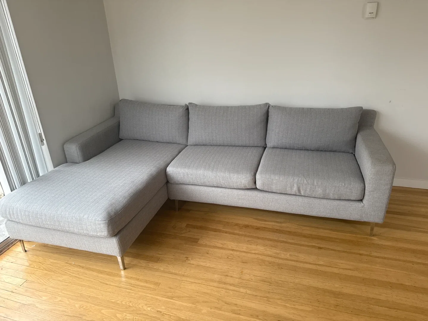 Rove Concepts Model Sophia Grey Sectional Sofa image indicator(4)