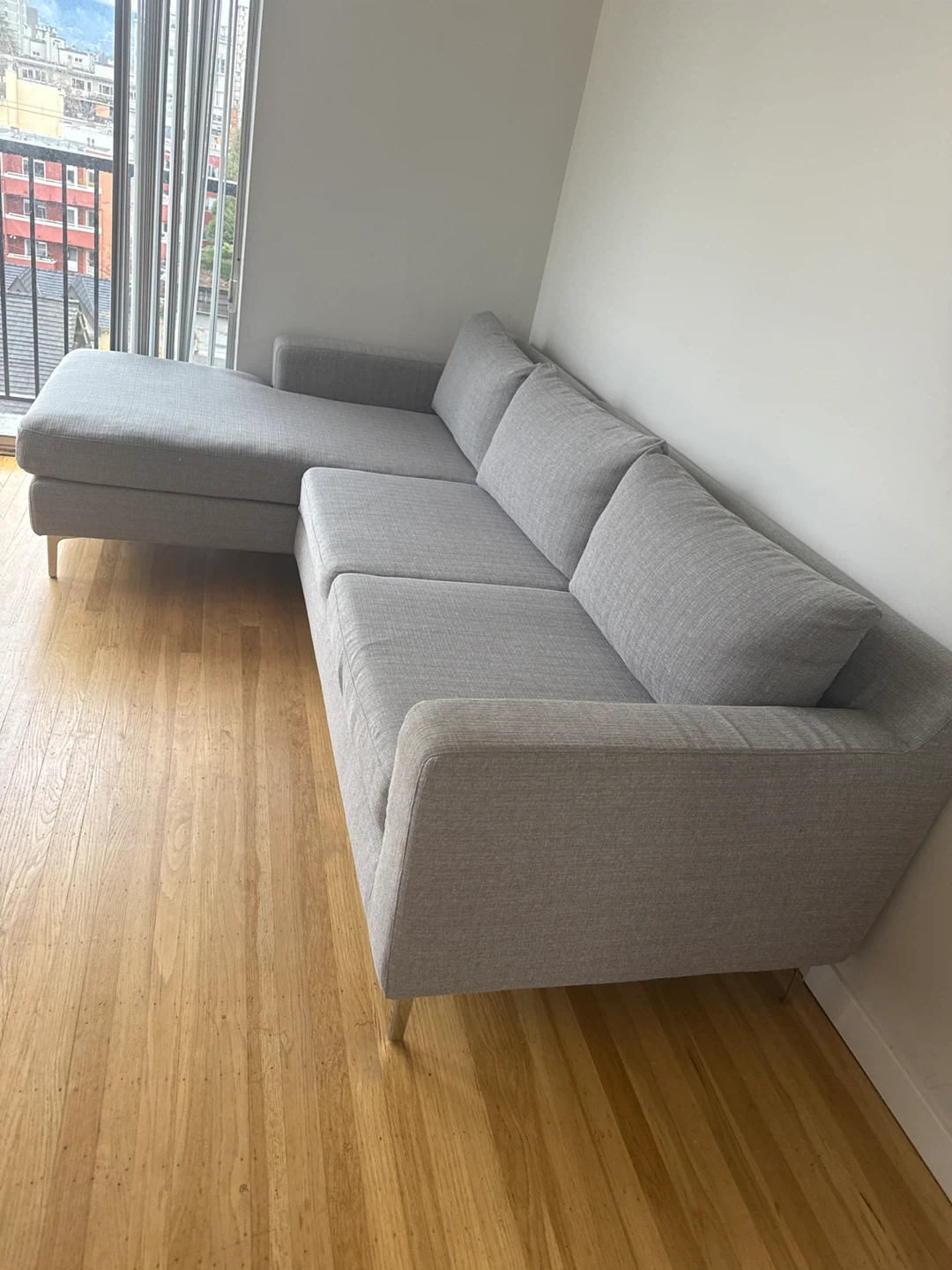 Rove Concepts Model Sophia Grey Sectional Sofa - photo 3
