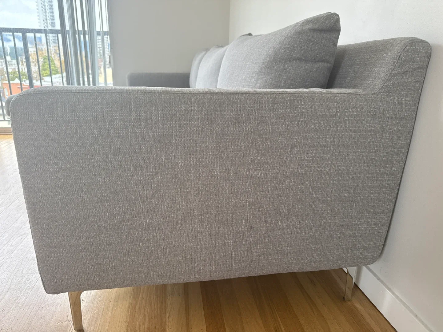 Rove Concepts Model Sophia Grey Sectional Sofa image indicator(2)