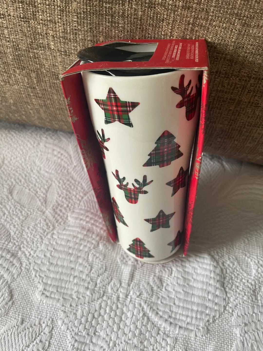 Celebrate Christmas Jumbo Ceramic Travel Mug - NEW