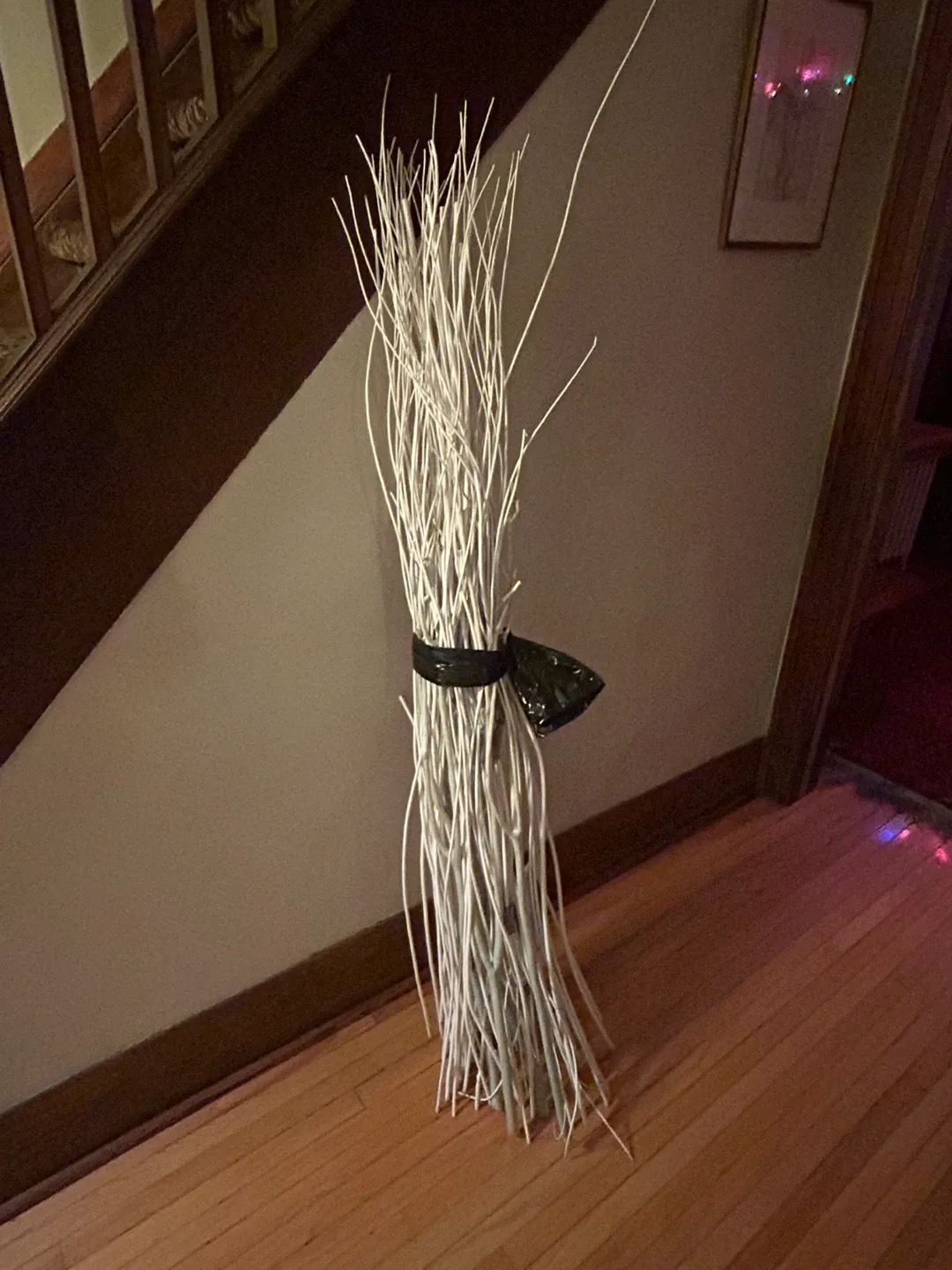 lot 5 ft white Xmas winter Christmas willow branch decor tree image indicator(6)