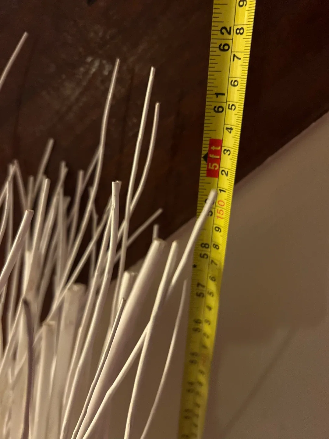 lot 5 ft white Xmas winter Christmas willow branch decor tree image indicator(2)