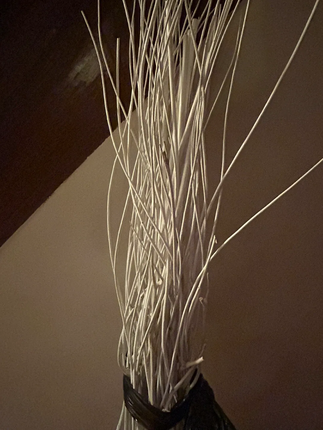 lot 5 ft white Xmas winter Christmas willow branch decor tree image indicator(5)