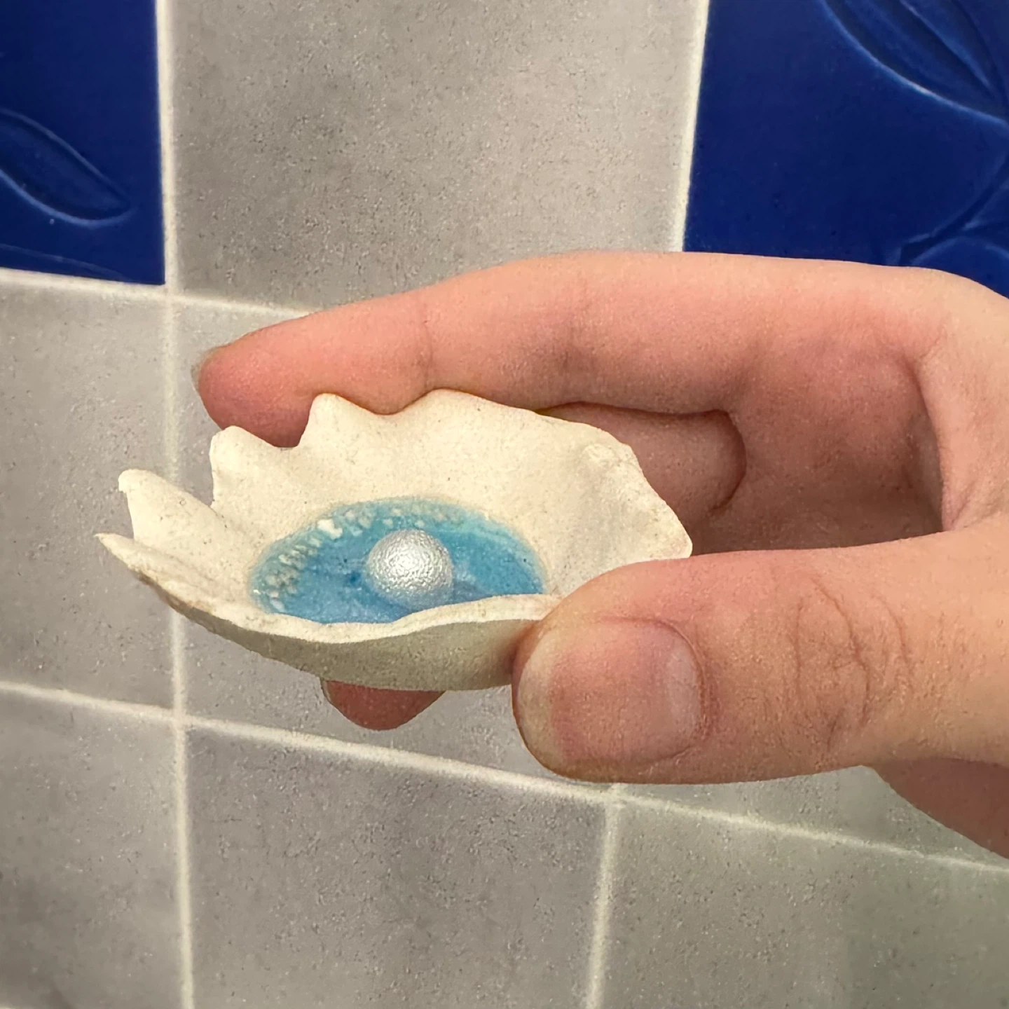 Decorative Oyster Shell Trinket Dish - photo 2