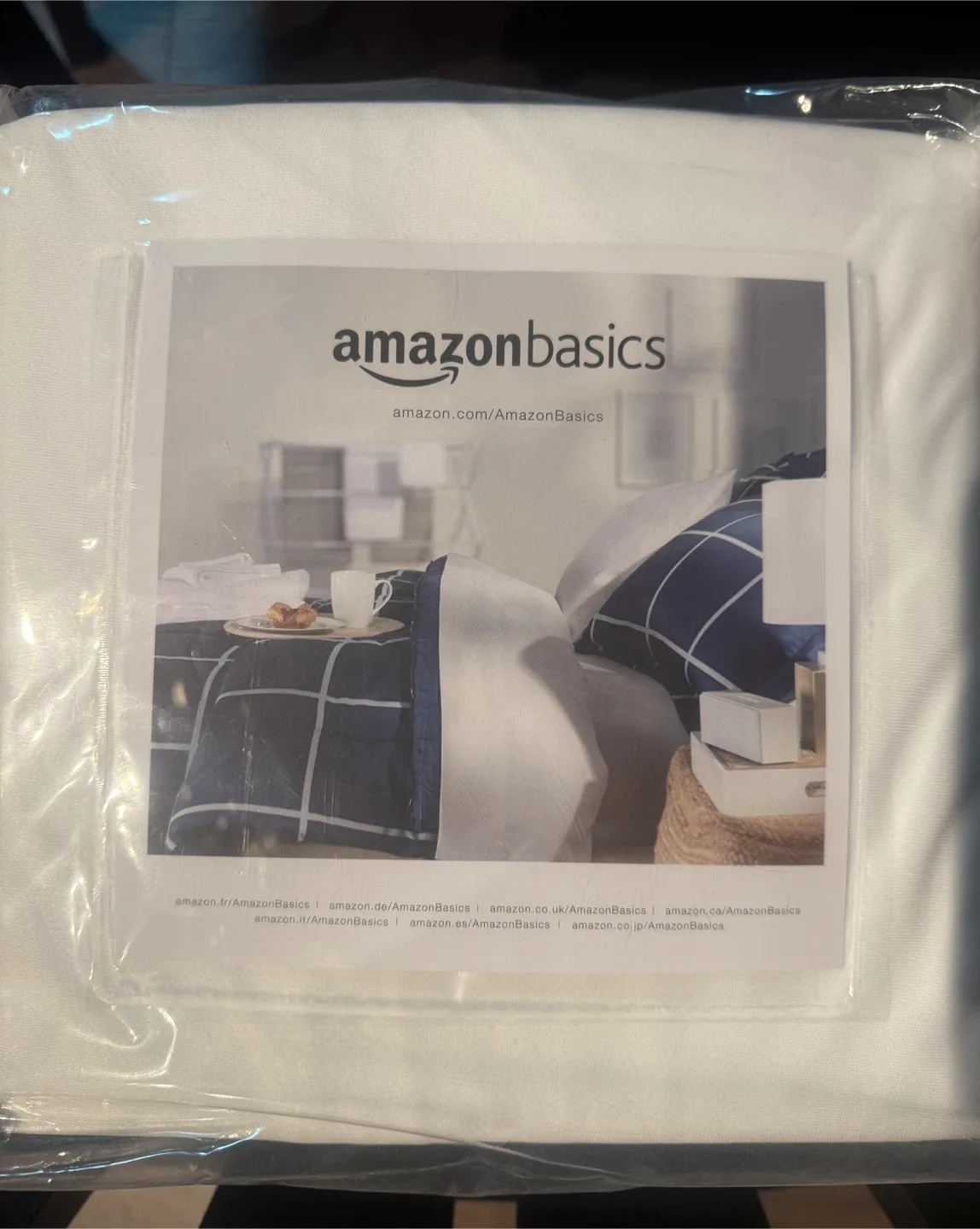 AmazonBasics White Mattress Protector - New in Package