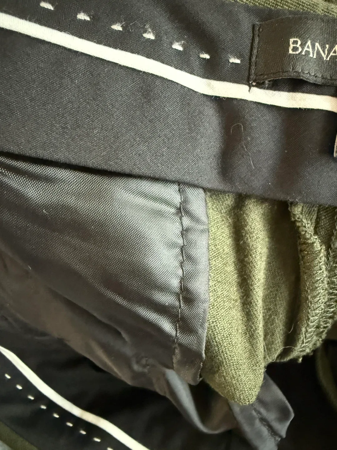 Banana Republic Olive Green Pants - Size 4 image indicator(8)