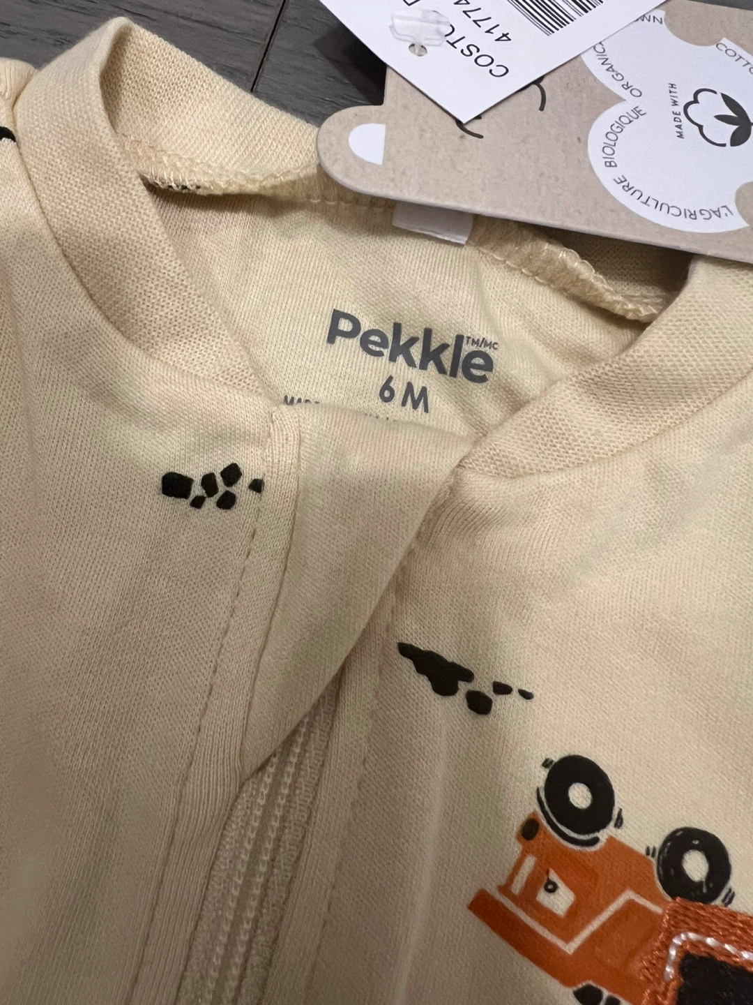 Pekkle 6M Organic Cotton Footed Sleeper - New - photo 2