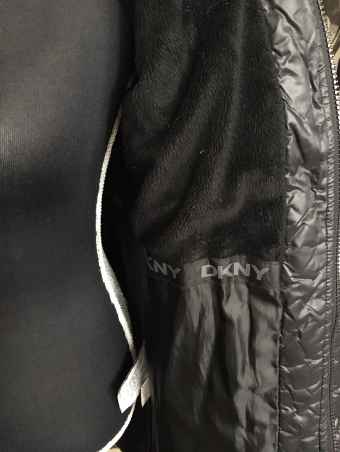 DKNY Black Puffer Coat image indicator(5)
