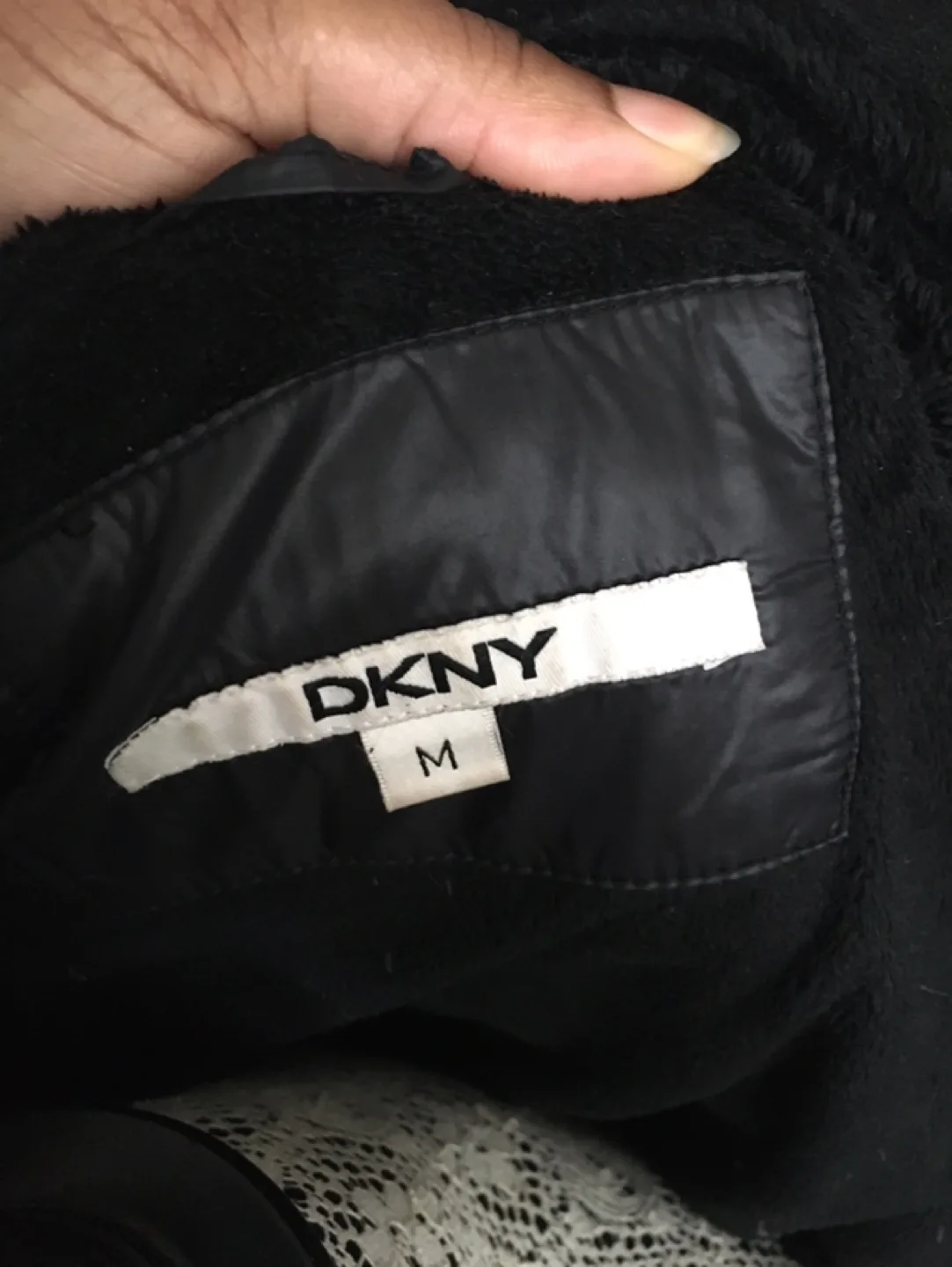 DKNY Black Puffer Coat image indicator(6)