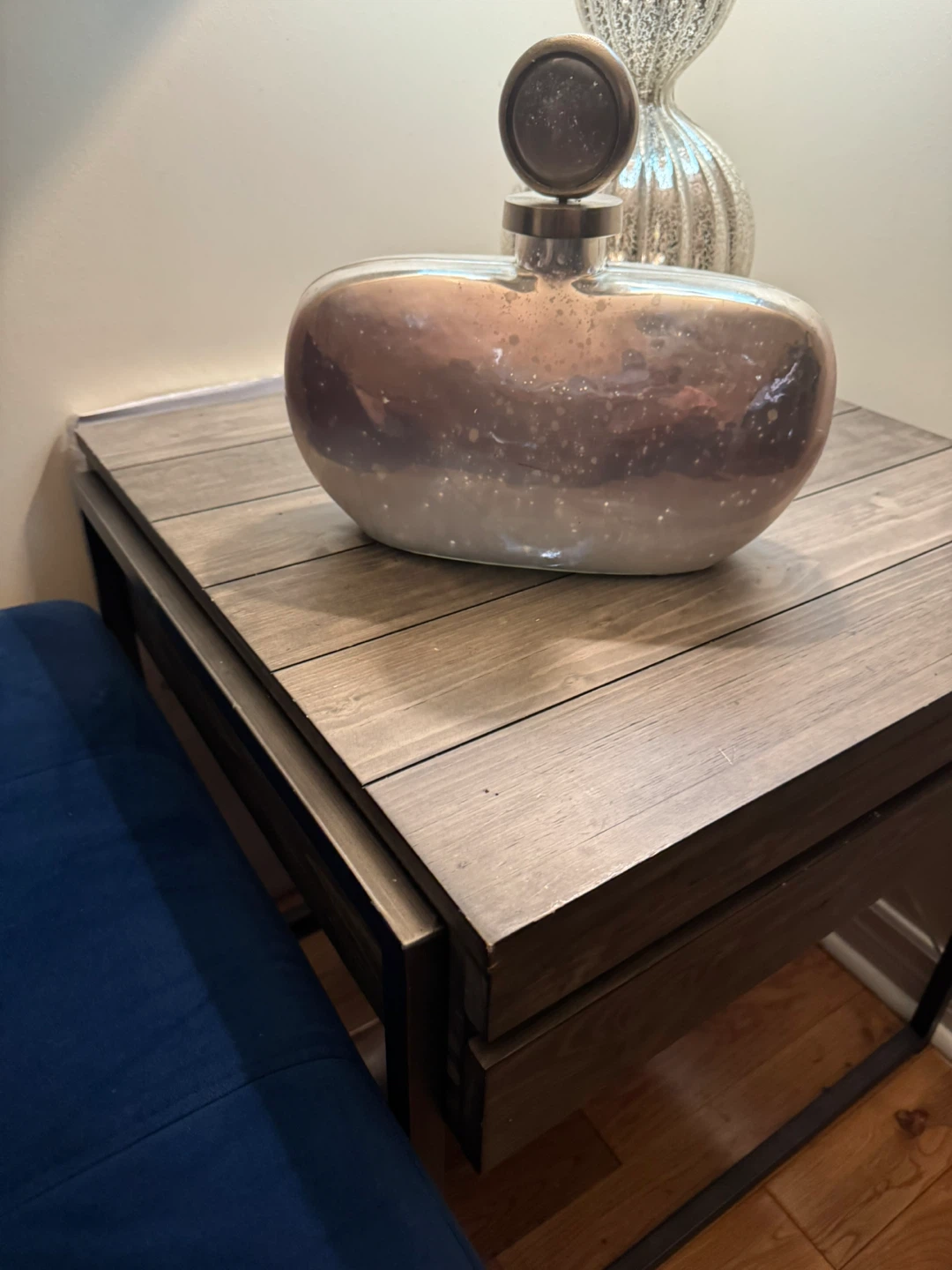 Wood & Metal Side Table - photo 3