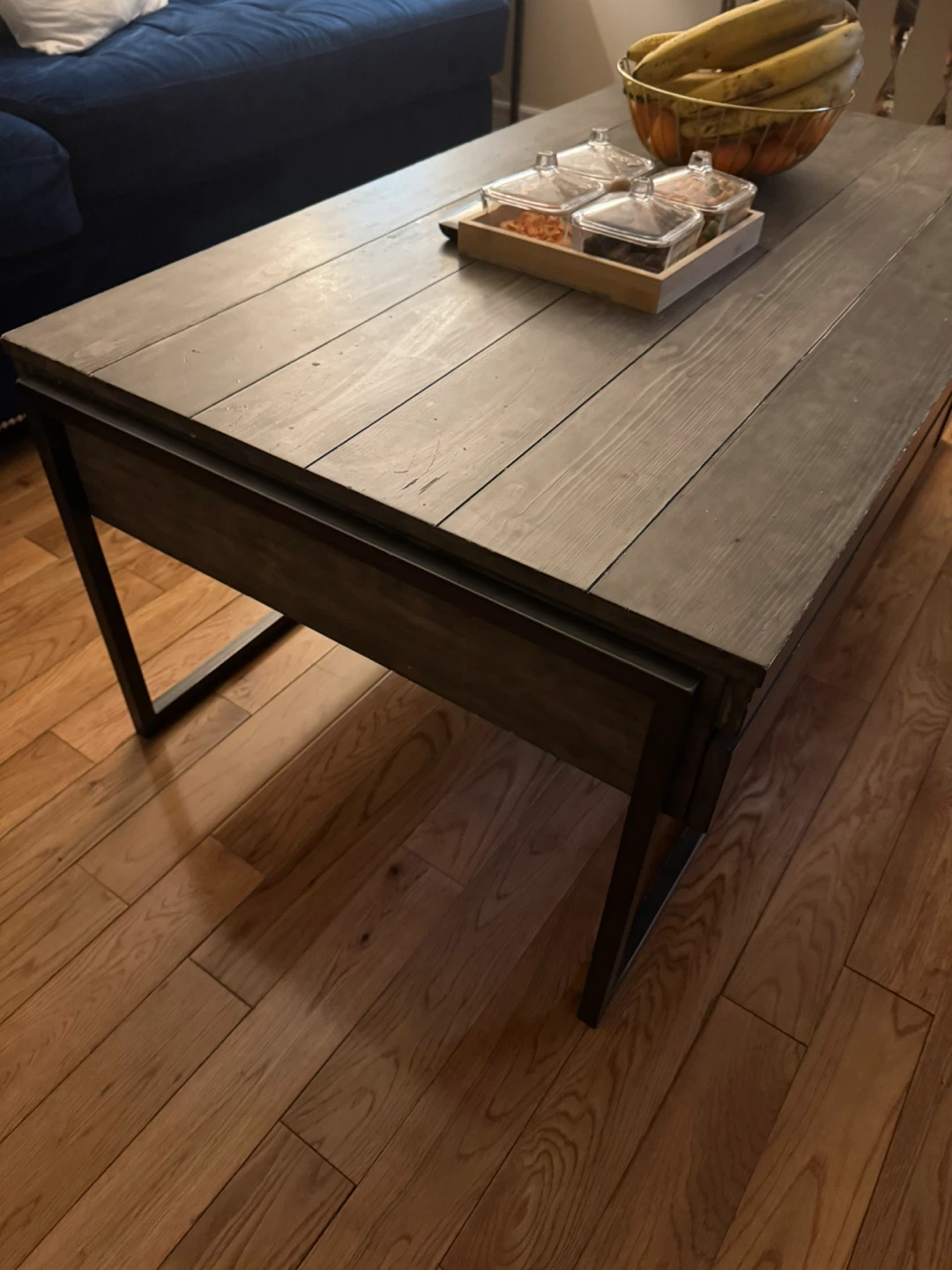 Wood & Metal Side Table - photo 2