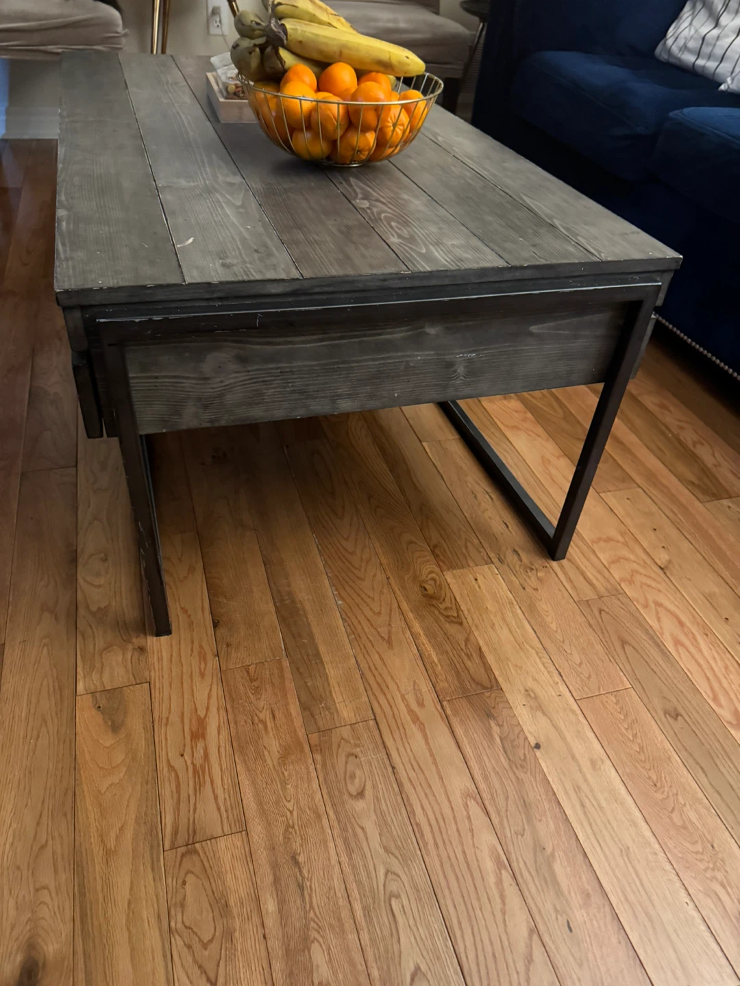 Wood & Metal Side Table