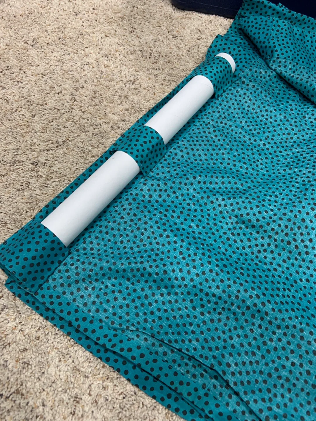 IKEA NÄTVIDE Curtain Panel - Teal/Black image indicator(3)