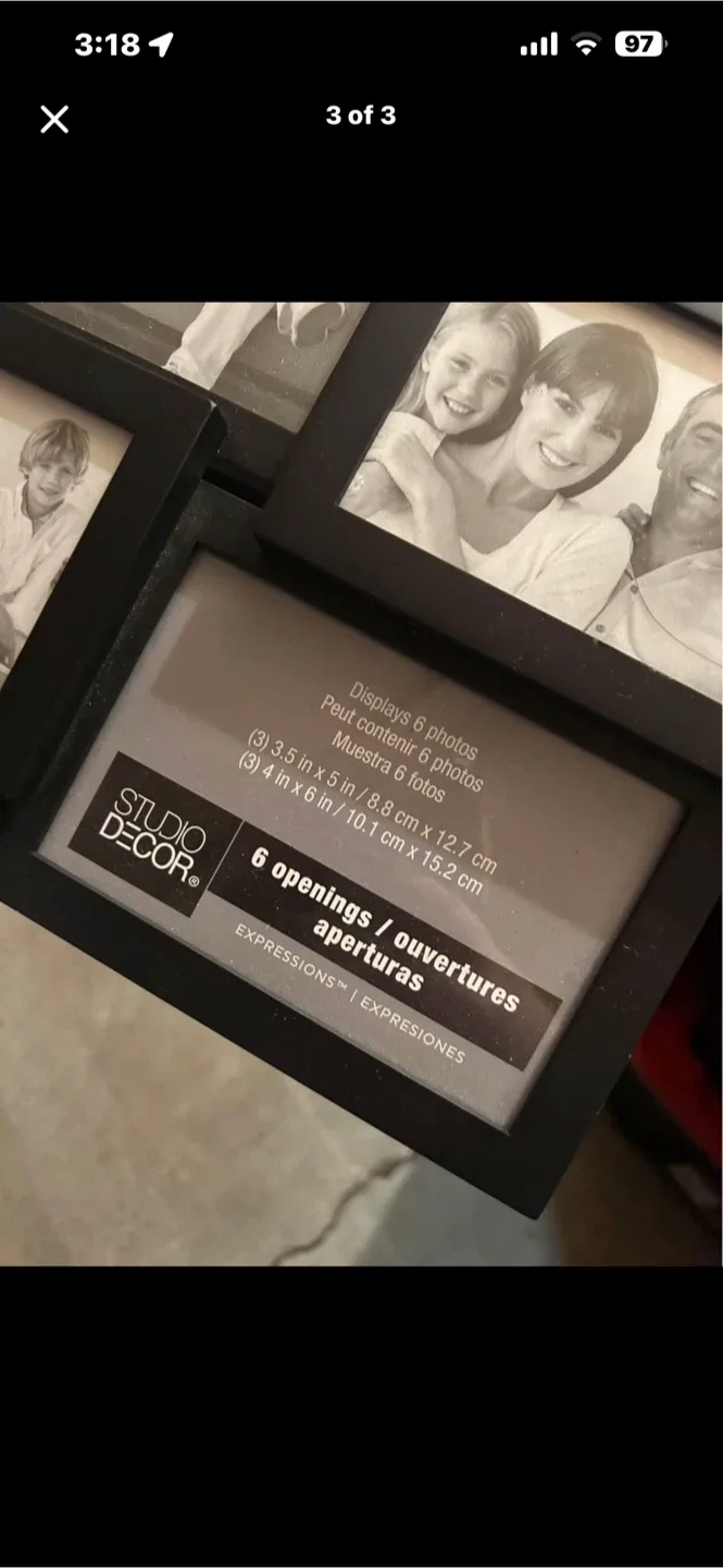 Studio Decor 6-Opening Collage Picture Frame image indicator(3)