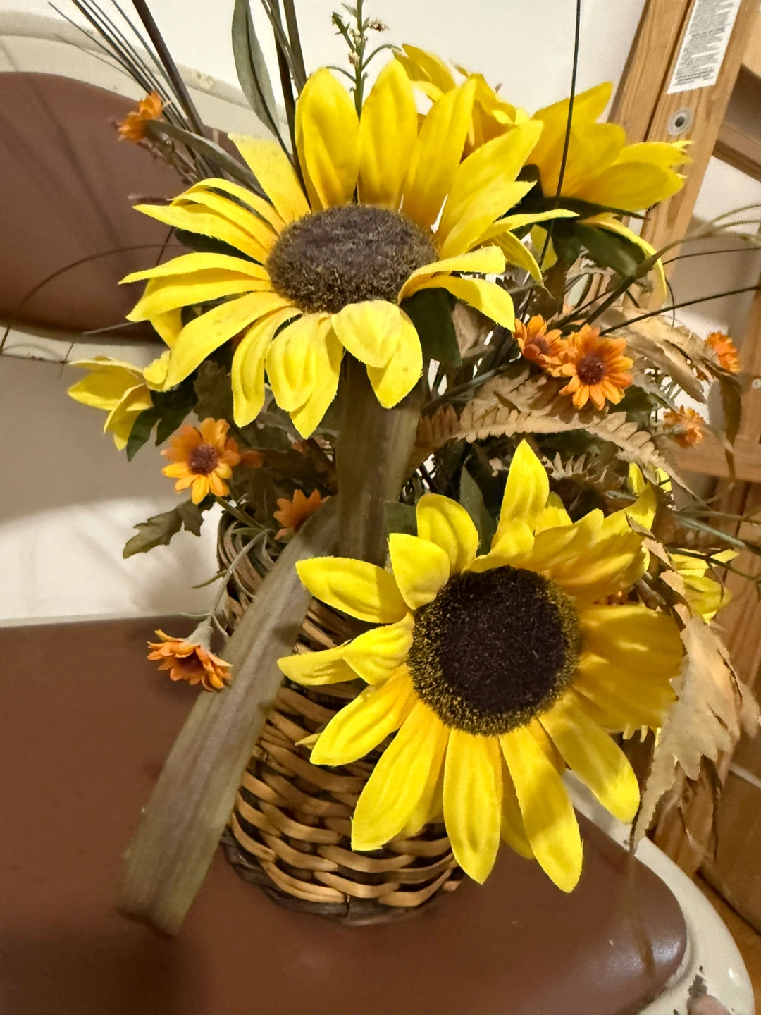 Sunflower Arrangement in Basket - photo 2