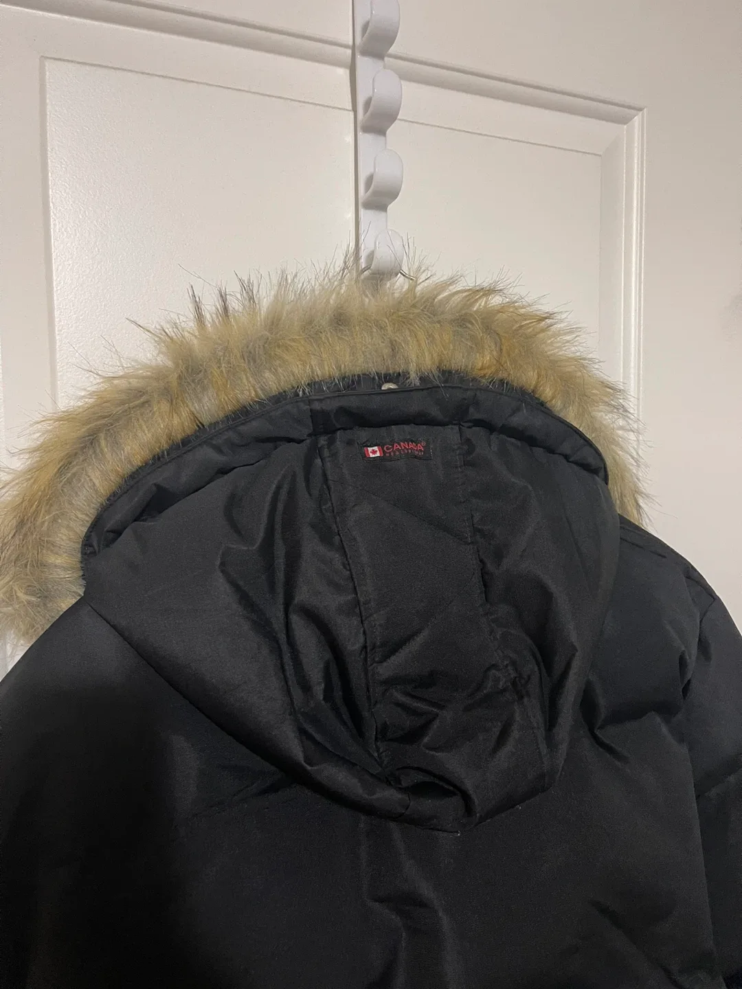 Canada Weather Gear Men's Black Parka Winter Jacket - with Tags image indicator(3)