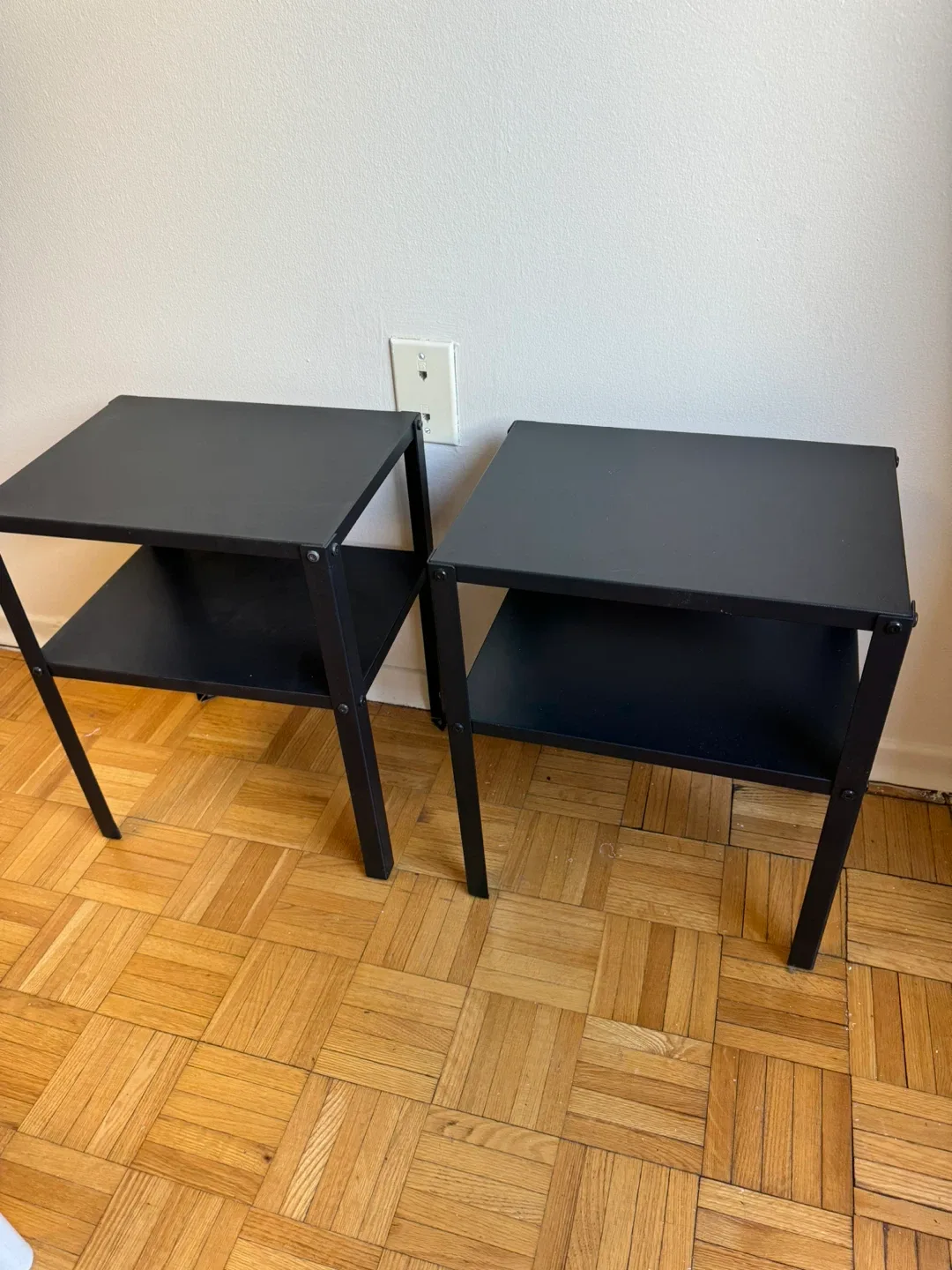 IKEA Knarrevik Black Nightstands- A PAIR image indicator(6)