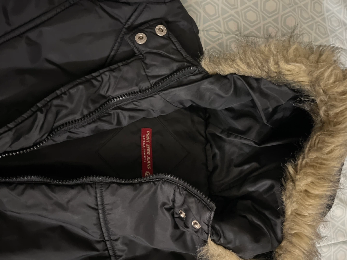 Point Zero Black Winter Jacket bomber style - Size L - photo 2