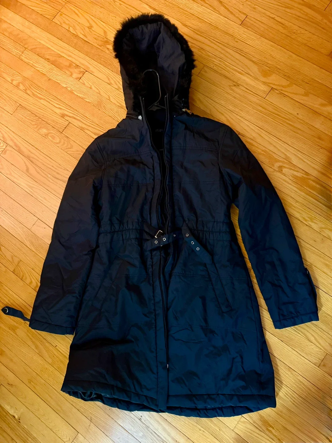 JUST J2 Black Winter Coat - Size M image indicator(2)