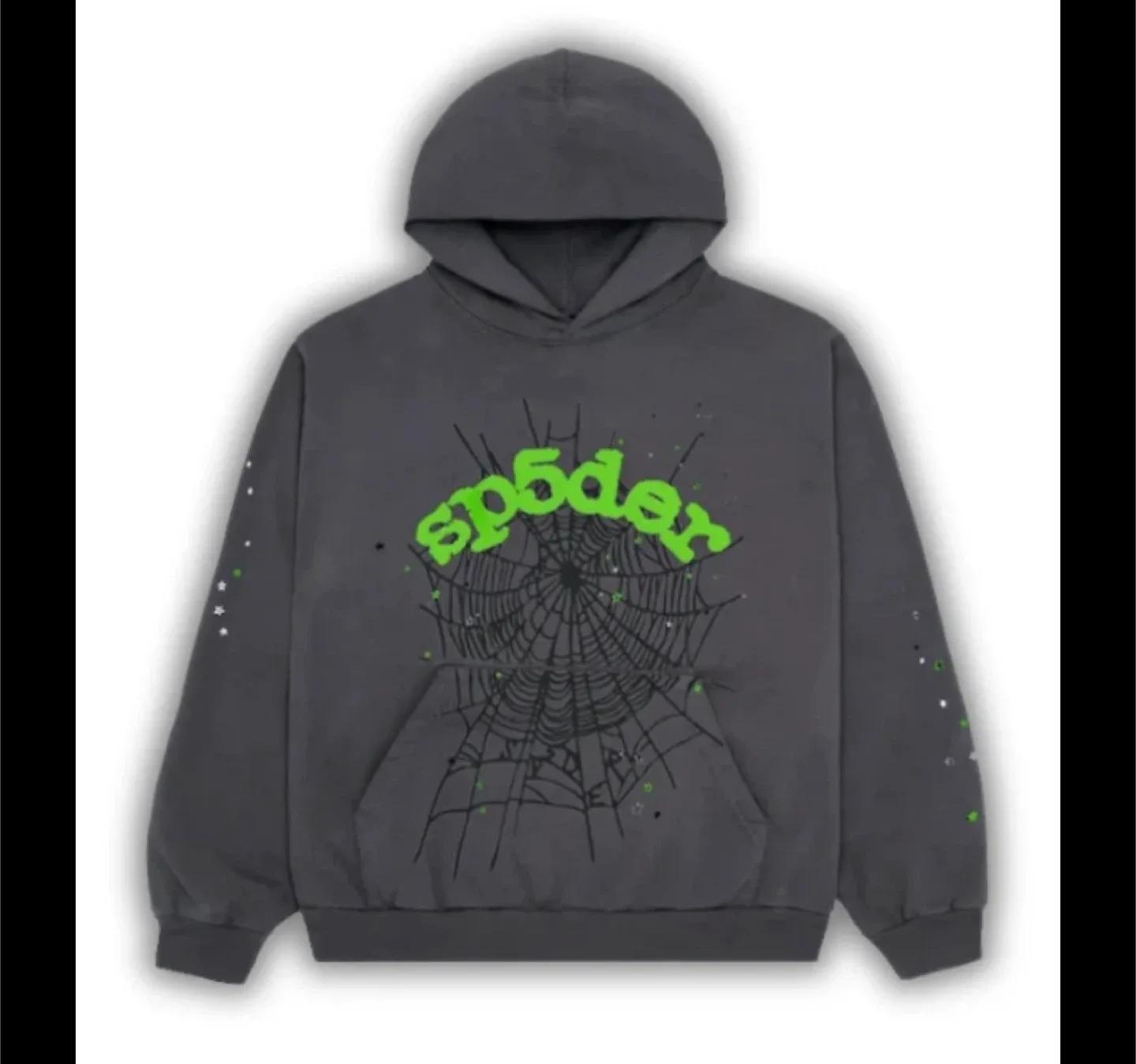 SP5DER Gray Hoodie