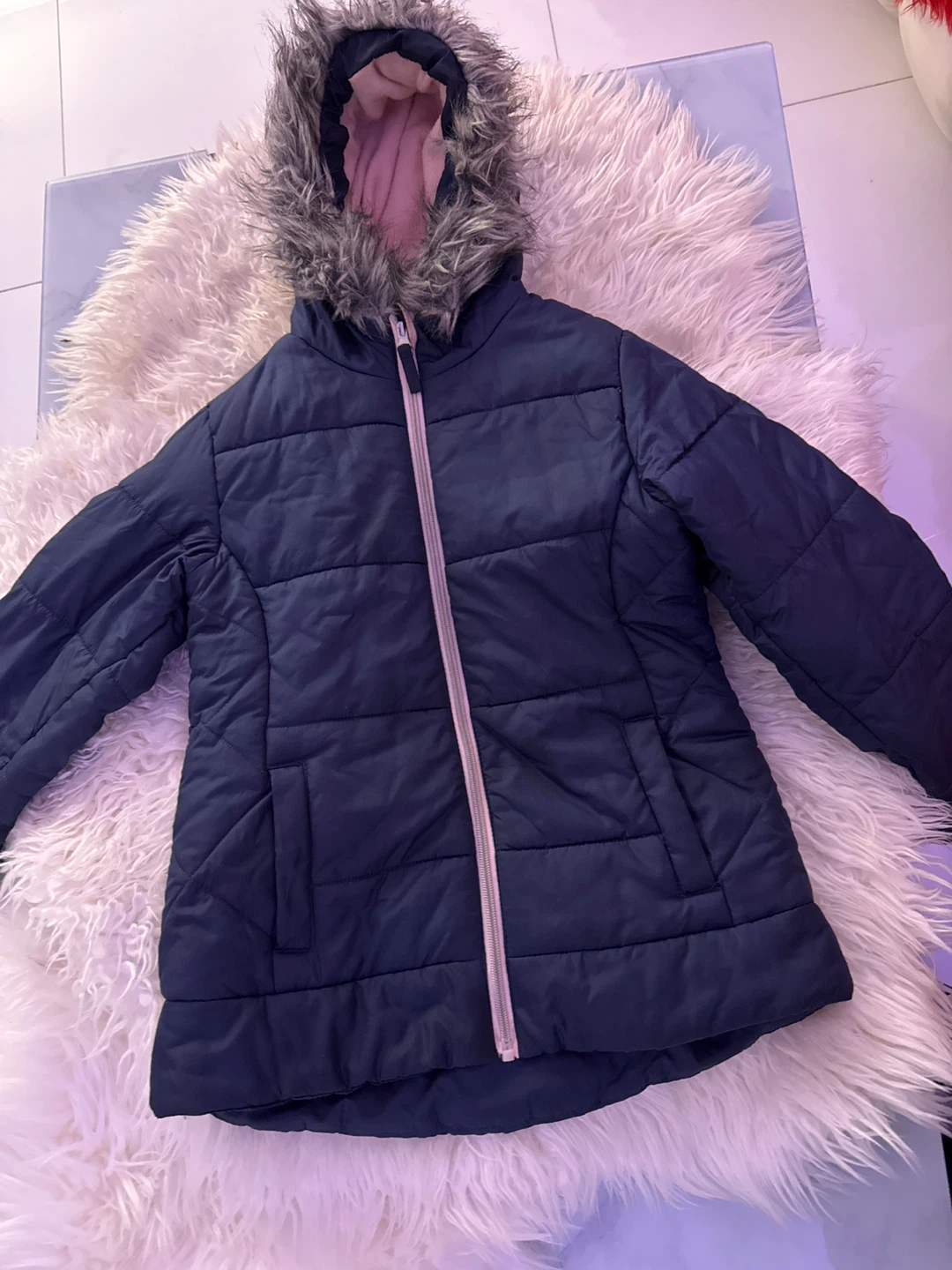 S. Rothschild Girls' Puffer Jacket Size M (10/12)