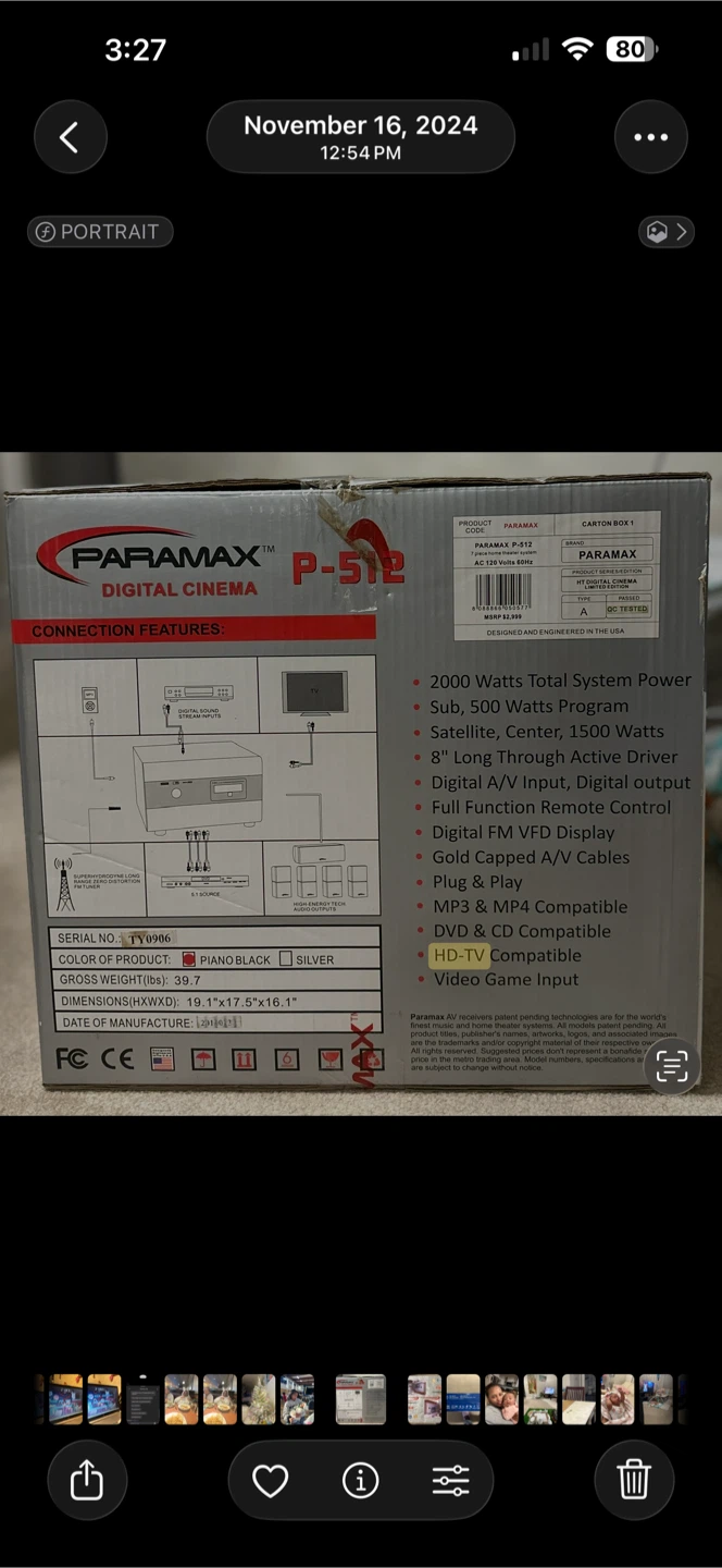 Paramax P-512 Digital Cinema System - photo 2