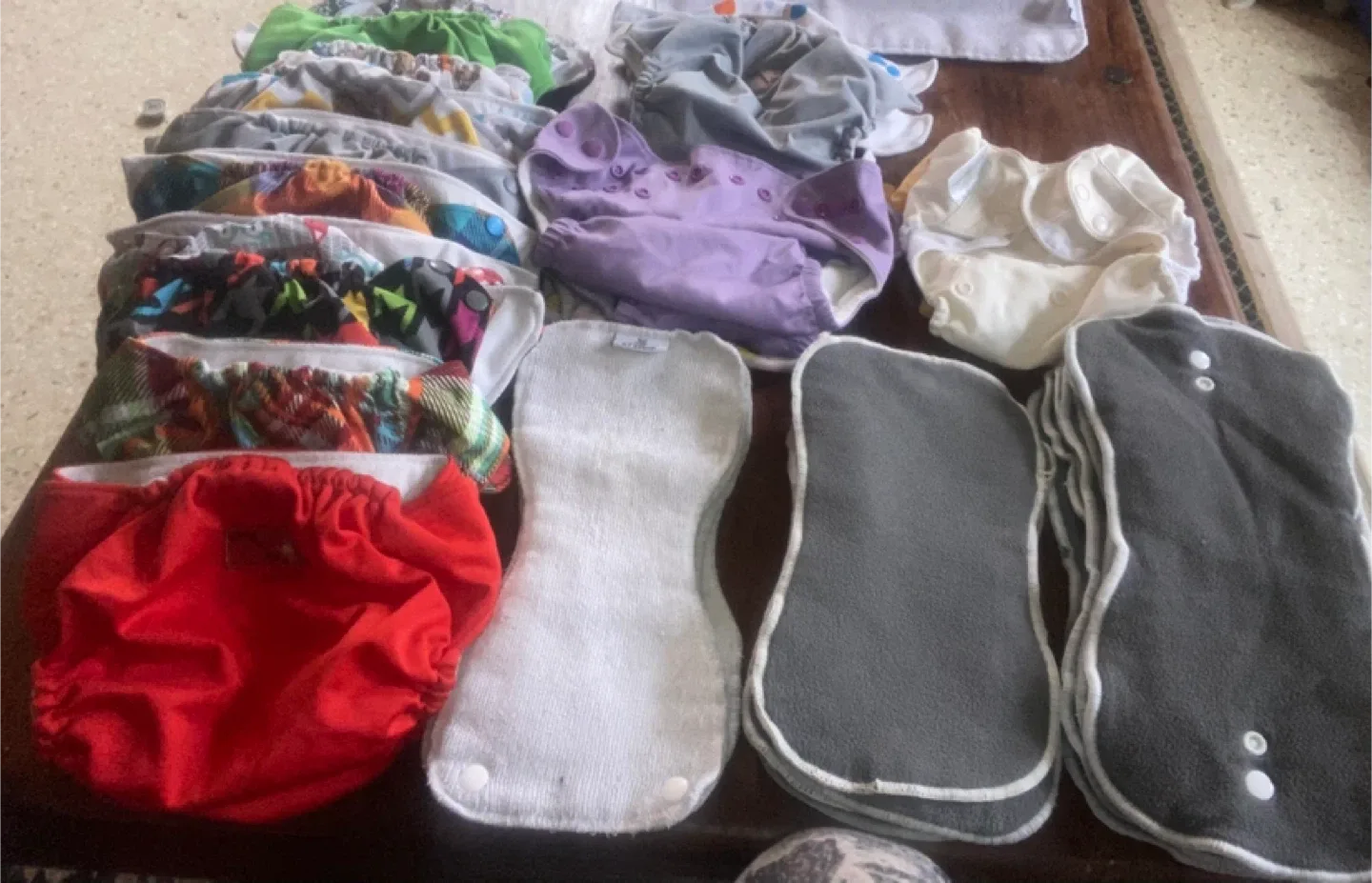 Cloth Diapers & Inserts - Mixed Lot
