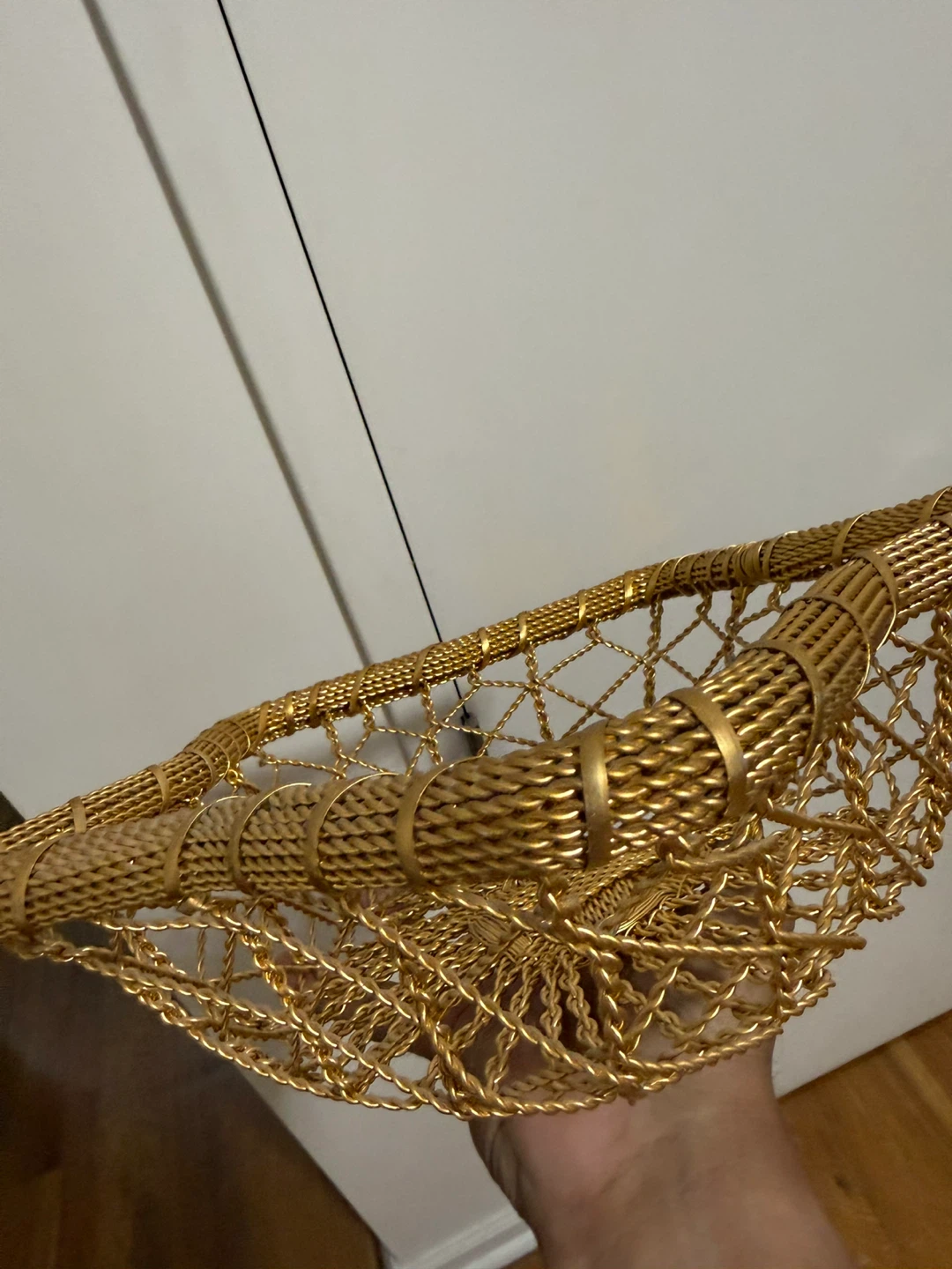 Gold Woven Basket - photo 5