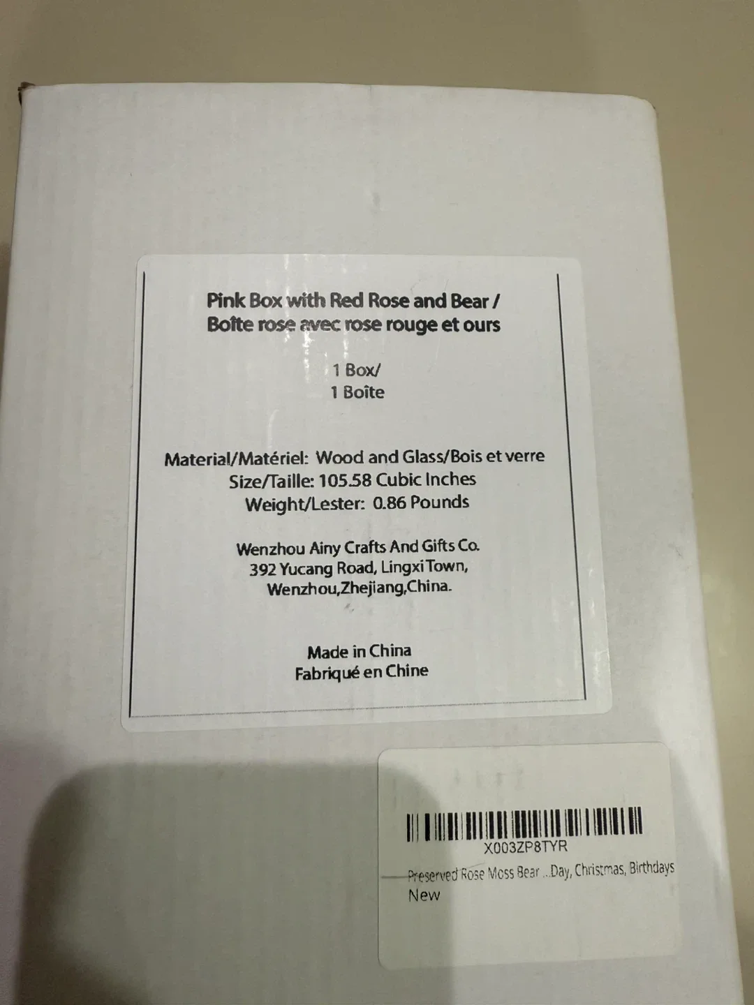 New gift! Real Rose + Silver Necklace Gift Set image indicator(10)