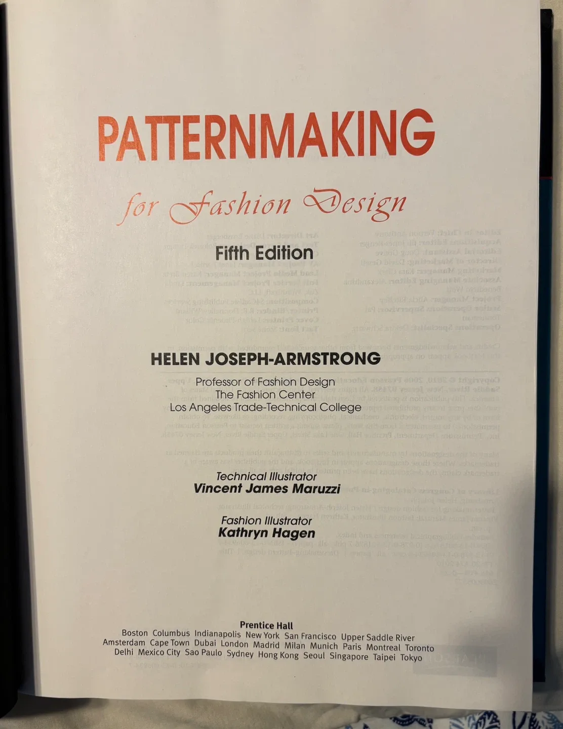 “Patternmaking for Fashion Design”, 5th Edition by Armstrong-NEW image indicator(2)