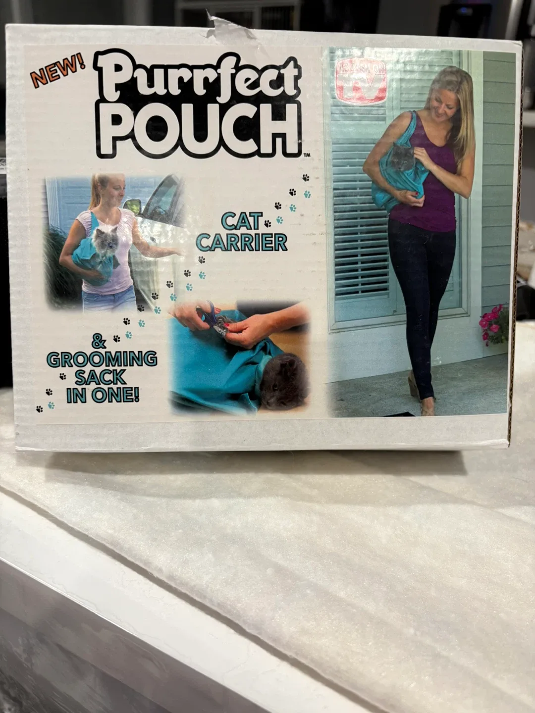 Purrfect Pouch Cat Carrier & Grooming Sack