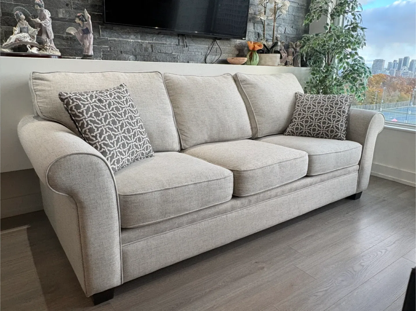 Comfortable Beige Sofa