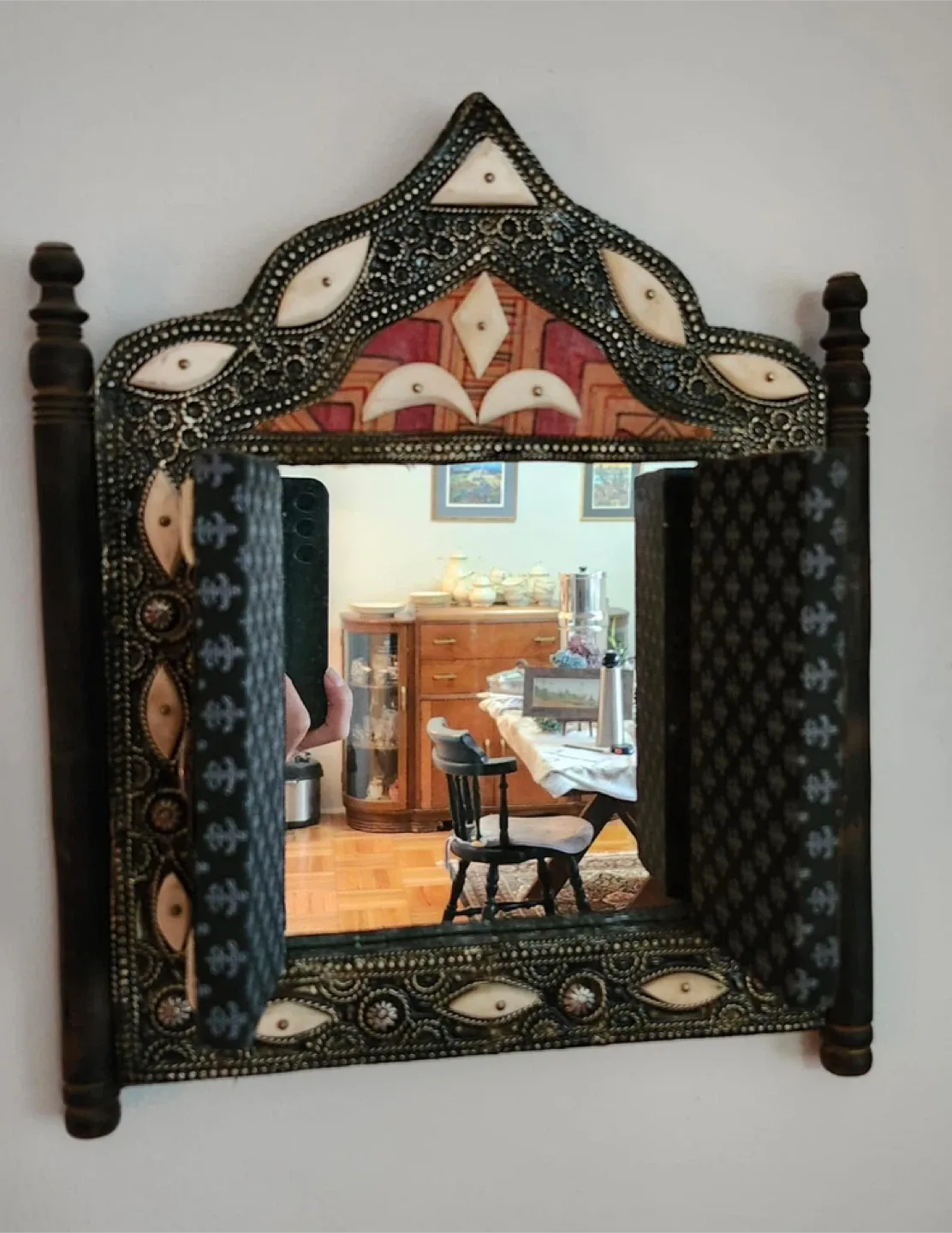 Decorative Moroccan Style Wall Mirror image indicator(2)