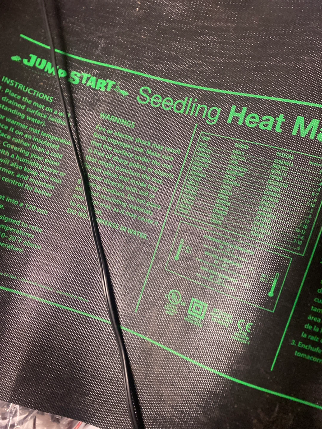 Jump Start Seedling Heat Mat
