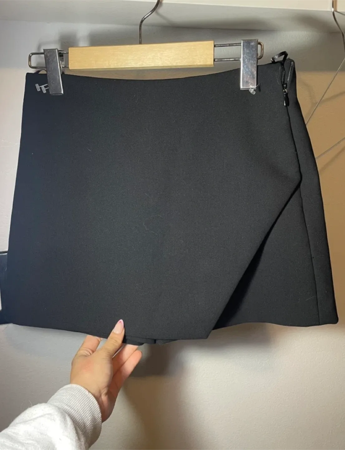 Zara Black Mini Skort, brand new, size small. 🥰 thumbnail