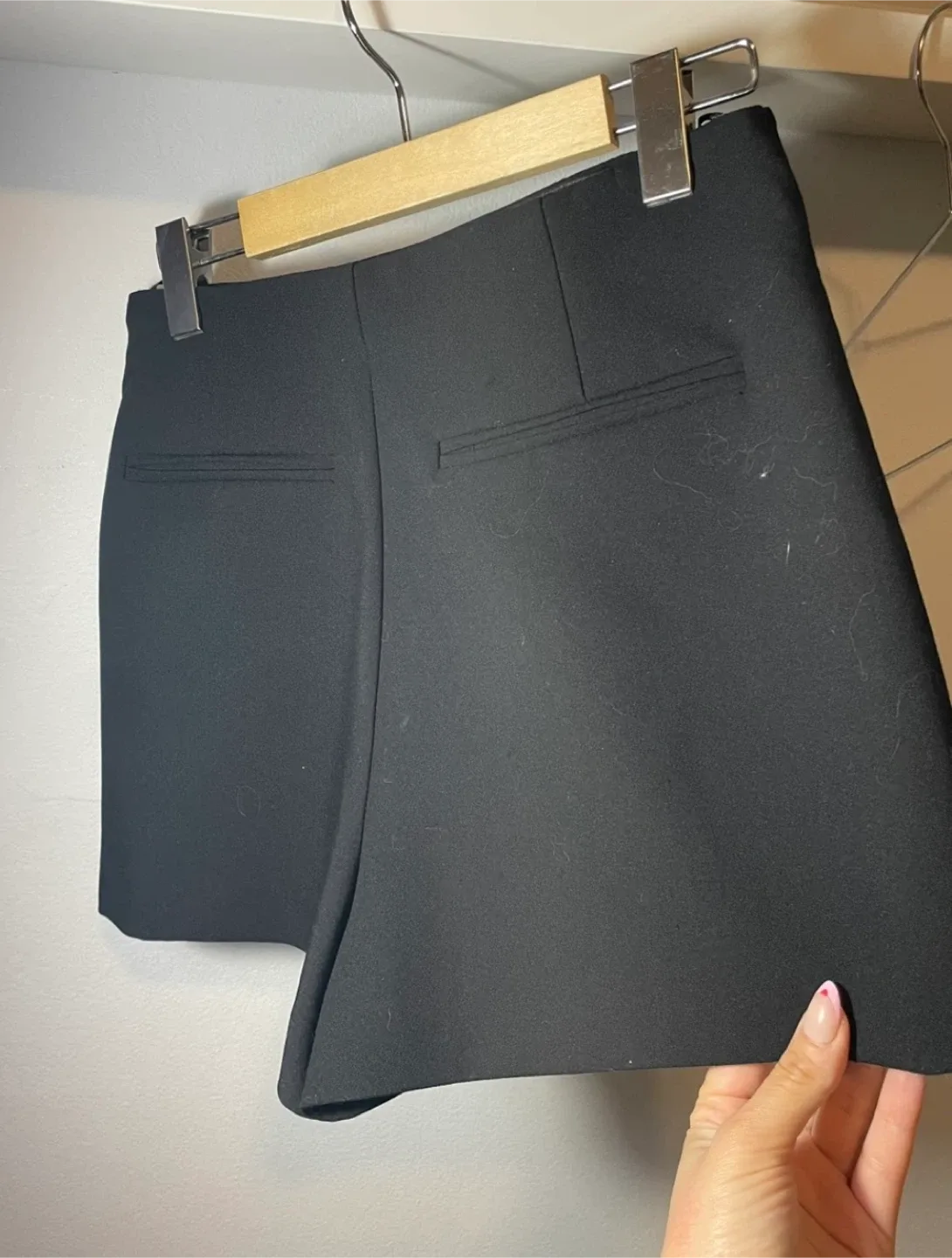 Zara Black Mini Skort, brand new, size small. 🥰 image indicator(3)