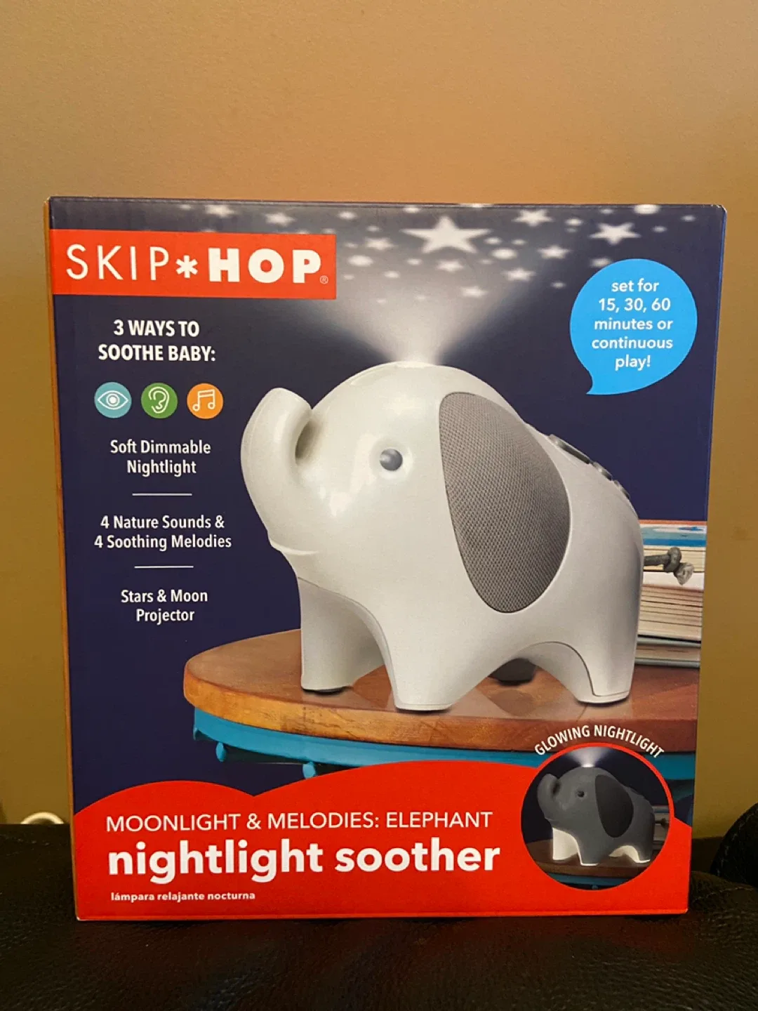 Skip Hop Moonlight Melodies Elephant Nightlight Soother
