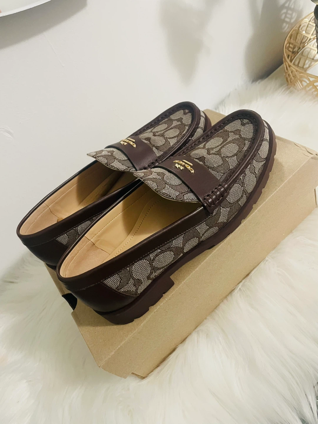 Coach Maple Loafers Size 8