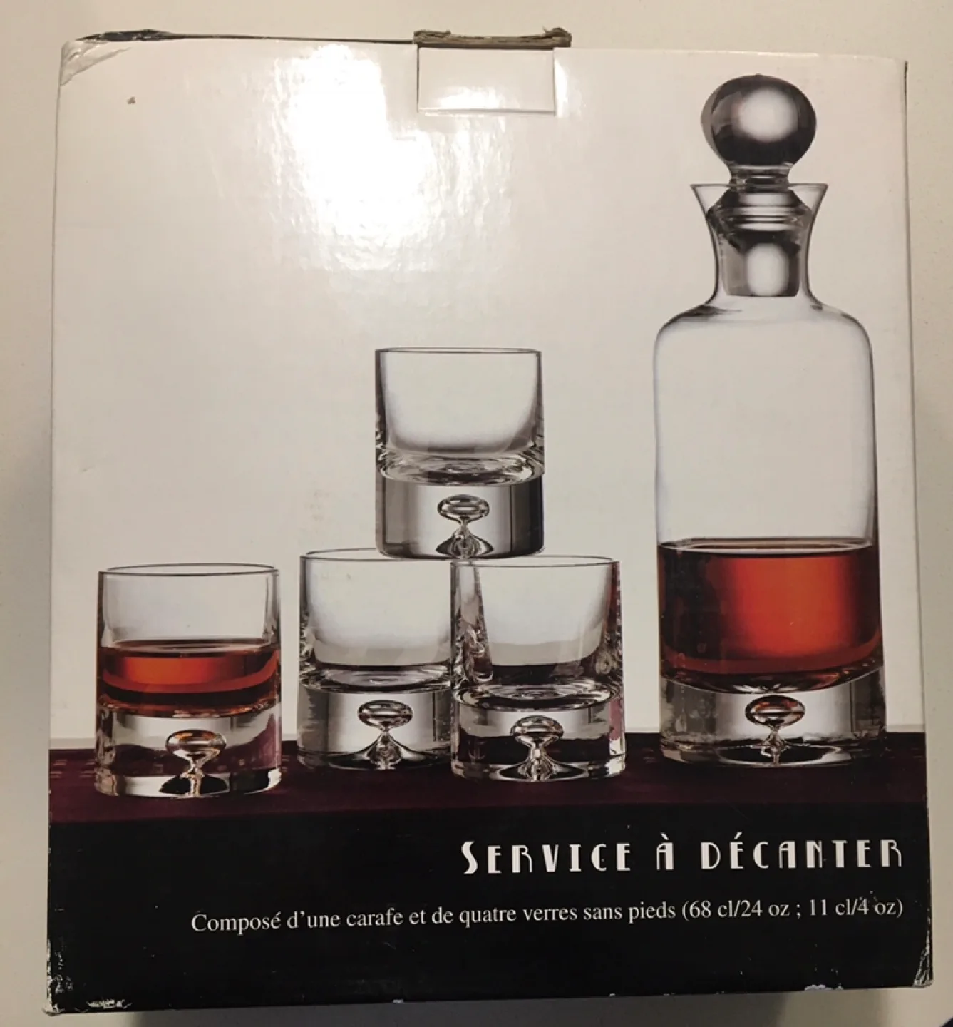Decanter Set with 4 Double Old Fashioned Glasses image indicator(2)