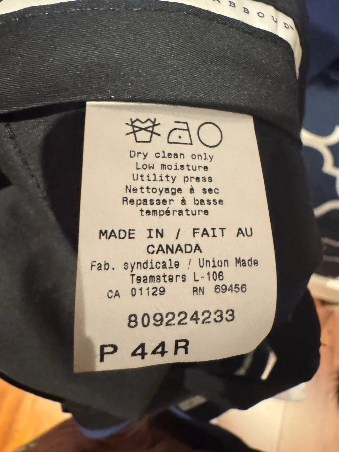 Joseph Abboud Blue Suit image indicator(5)